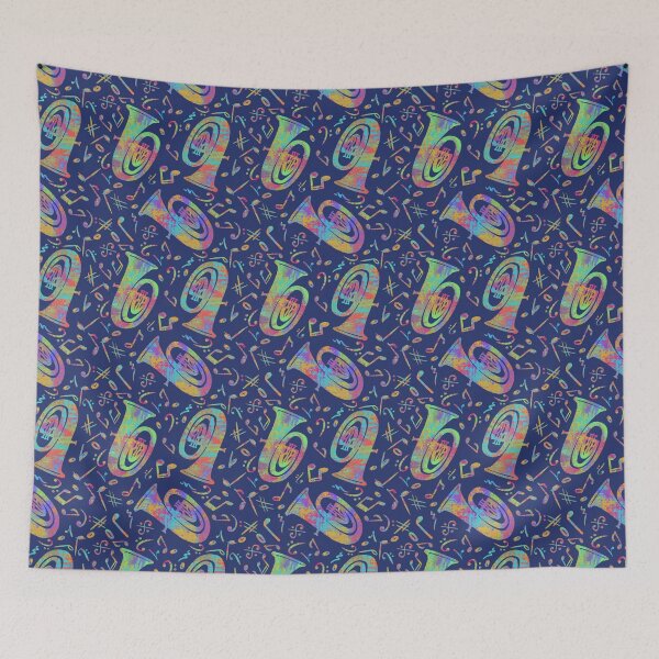 Item preview, Loud and Proud Colorful Tubas designed and sold by thomaslettering.