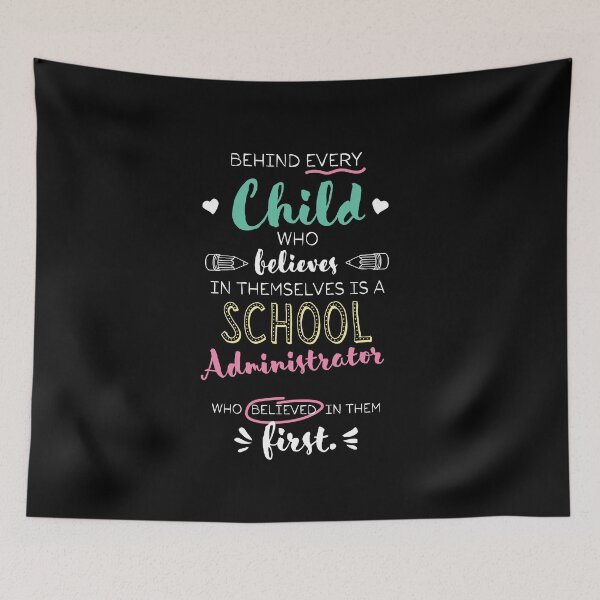 Item preview, Great School Administrator who believed - Appreciation Quote designed and sold by betternotes.