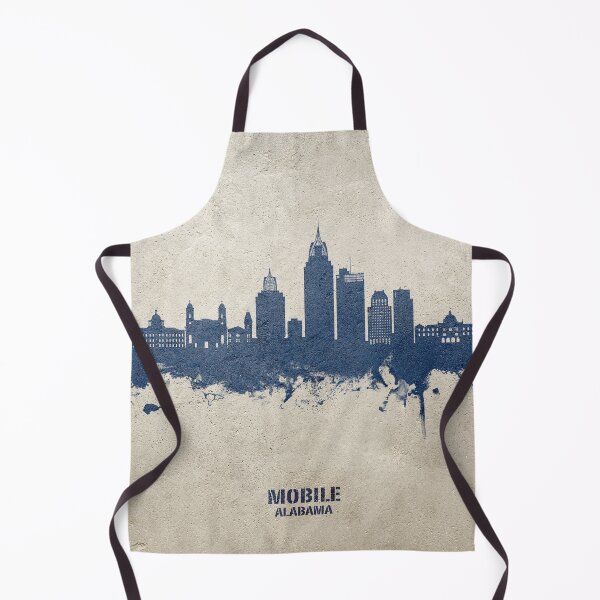 Item preview, Mobile Alabama Skyline designed and sold by ArtPrints.