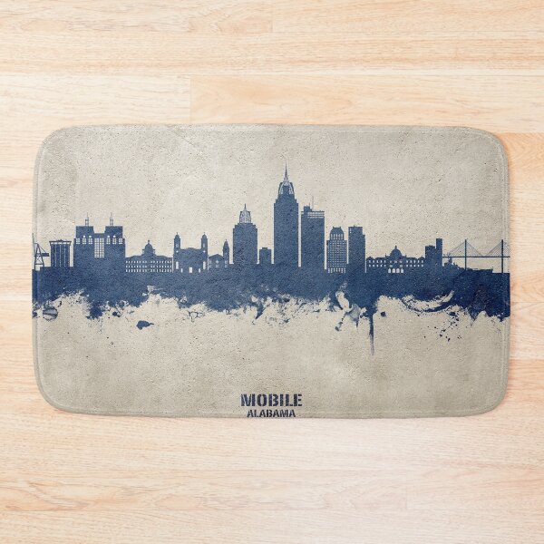 Item preview, Mobile Alabama Skyline designed and sold by ArtPrints.