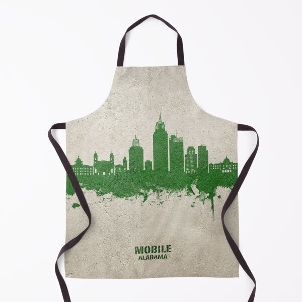 Item preview, Mobile Alabama Skyline designed and sold by ArtPrints.