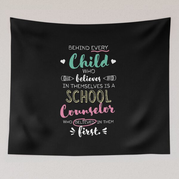 Artikelvorschau, Great School Counselor who believed - Appreciation Quote entworfen und verkauft von betternotes.
