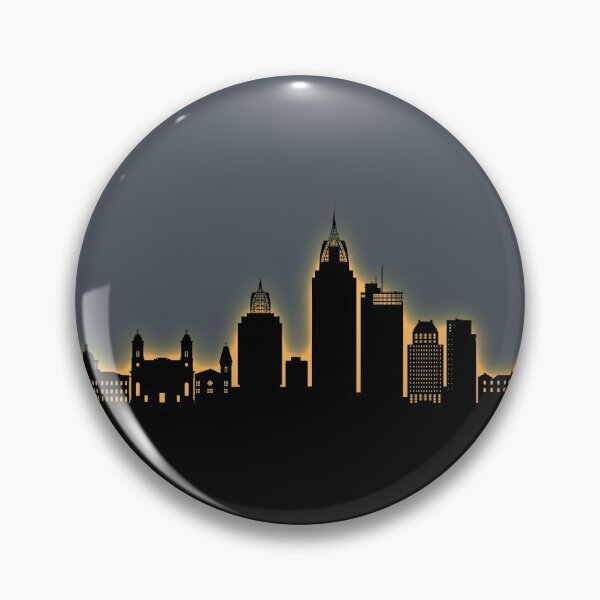 Item preview, Mobile Alabama Skyline designed and sold by ArtPrints.