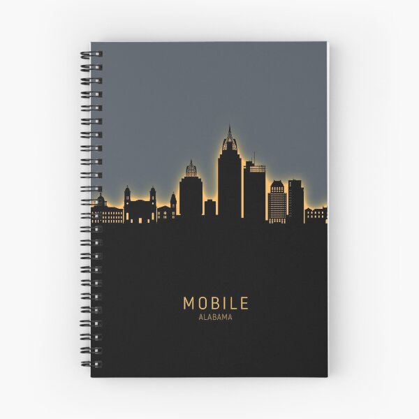 Item preview, Mobile Alabama Skyline designed and sold by ArtPrints.