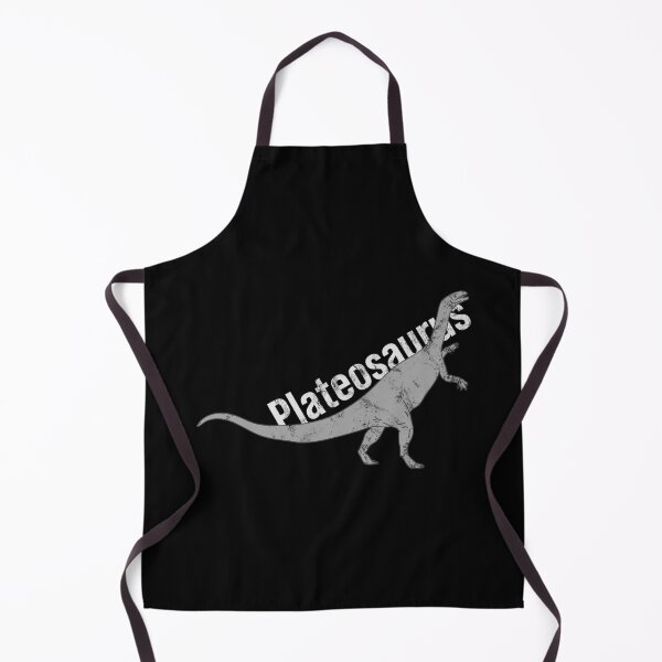 Item preview, Distressed Plateosaurus Text - B&W Dino Species - Reptile designed and sold by DeWinnes.