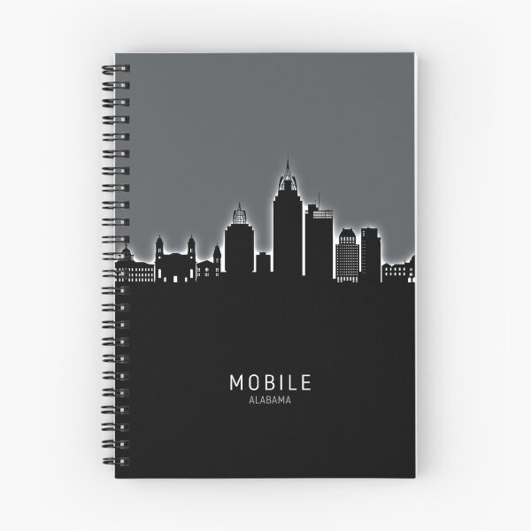Item preview, Mobile Alabama Skyline designed and sold by ArtPrints.