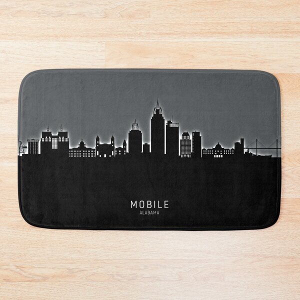 Item preview, Mobile Alabama Skyline designed and sold by ArtPrints.