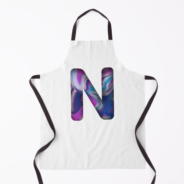 Item preview, Letter N wavy aestetic vibe designed and sold by Rime-art.