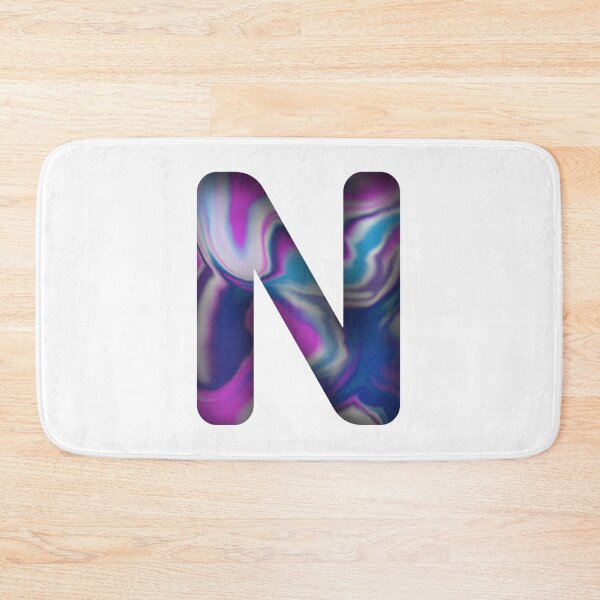 Item preview, Letter N wavy aestetic vibe designed and sold by Rime-art.