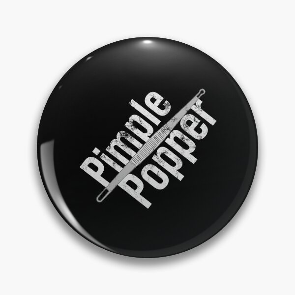 Item preview, Distressed Pimple Popper Text - B&W Blackhead Remover designed and sold by DeWinnes.