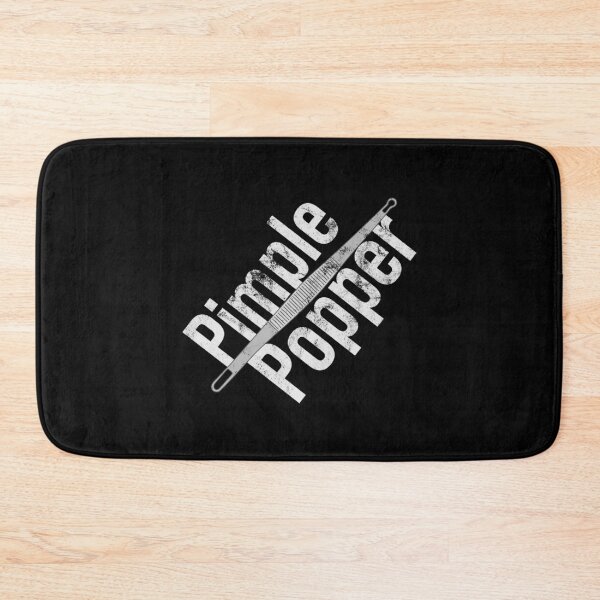 Item preview, Distressed Pimple Popper Text - B&W Blackhead Remover designed and sold by DeWinnes.