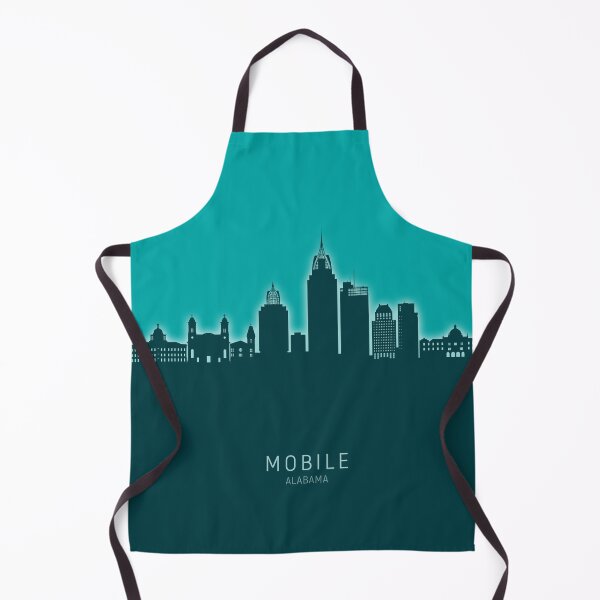 Item preview, Mobile Alabama Skyline designed and sold by ArtPrints.