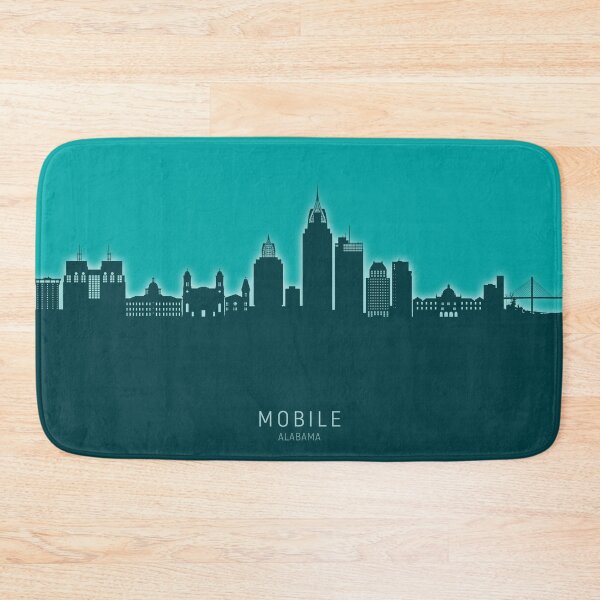 Item preview, Mobile Alabama Skyline designed and sold by ArtPrints.