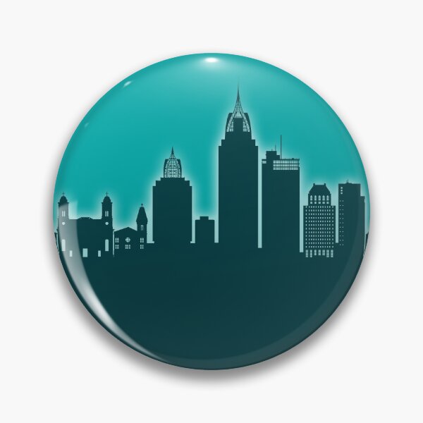 Item preview, Mobile Alabama Skyline designed and sold by ArtPrints.