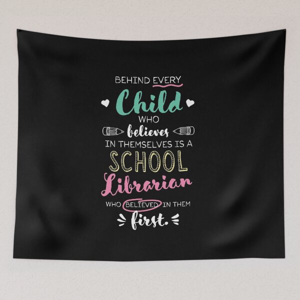Item preview, Great School Librarian who believed - Appreciation Quote designed and sold by betternotes.