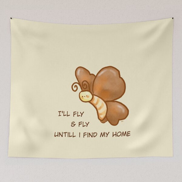 Item preview, Flying butterfly finding home designed and sold by AnyssNara.