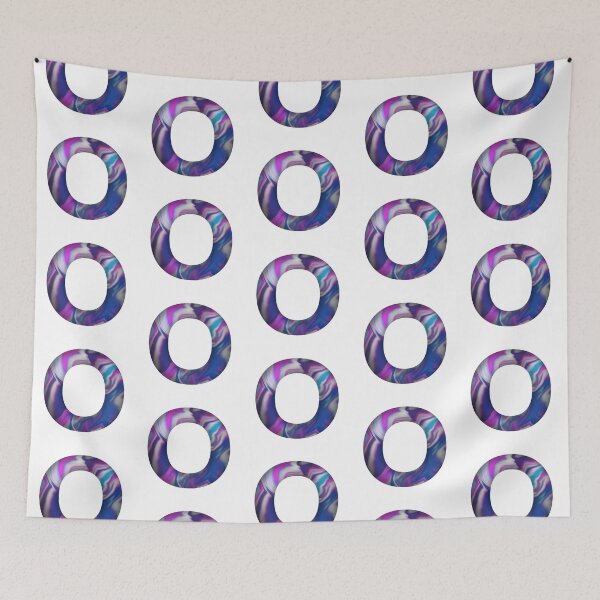 Item preview, Letter O wavy aestetic vibe designed and sold by Rime-art.