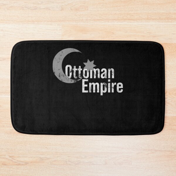 Item preview, Distressed Ottoman Empire Text - B&W Country Flag - Sultan designed and sold by DeWinnes.