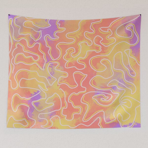 Item preview, Pastel Abstract Linework designed and sold by katthomas.