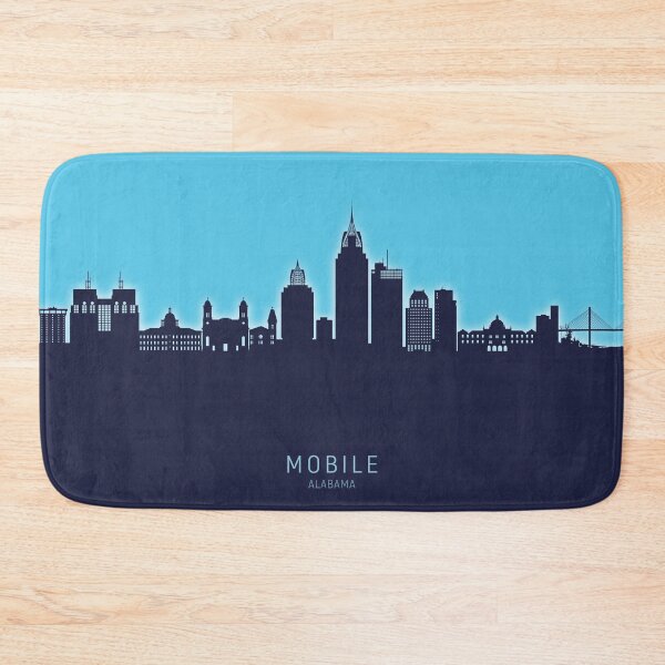 Item preview, Mobile Alabama Skyline designed and sold by ArtPrints.