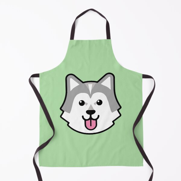 Item preview, Cute Alaskan Malamute Gray and White with Blaze designed and sold by VanyaKar.