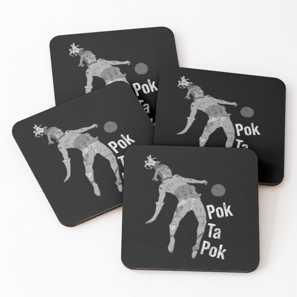 Item preview, Distressed Pok Ta Pok - B&W Maya Player - Mayan Game designed and sold by DeWinnes.
