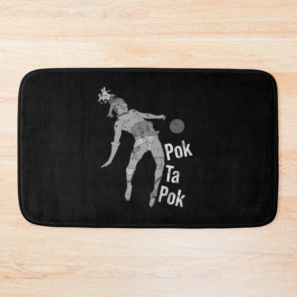 Item preview, Distressed Pok Ta Pok - B&W Maya Player - Mayan Game designed and sold by DeWinnes.