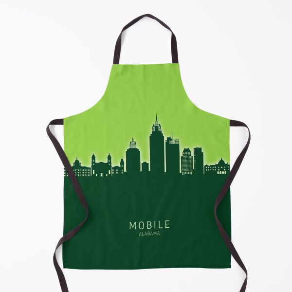 Item preview, Mobile Alabama Skyline designed and sold by ArtPrints.