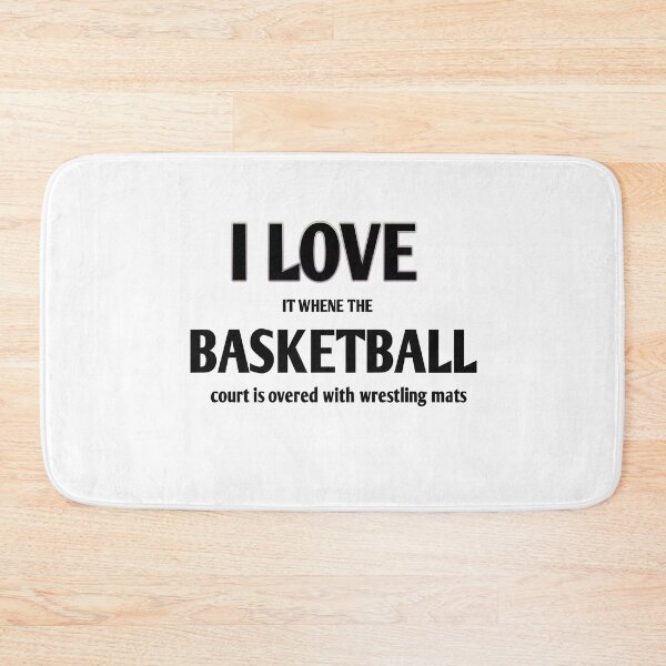 Item preview, I love it where the basketball court is overed with wrestling mats designed and sold by Andreastore.