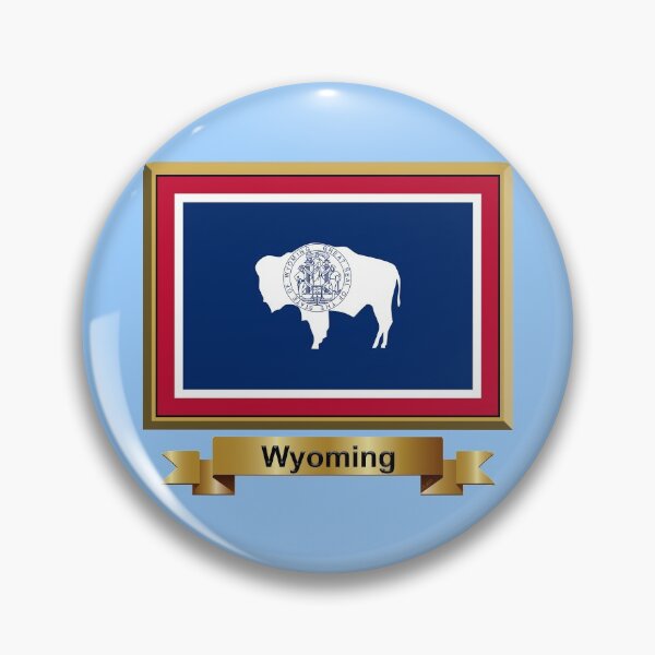 Item preview, Wyoming Flag Gifts, Masks, Stickers & Products (N) designed and sold by mpodger.
