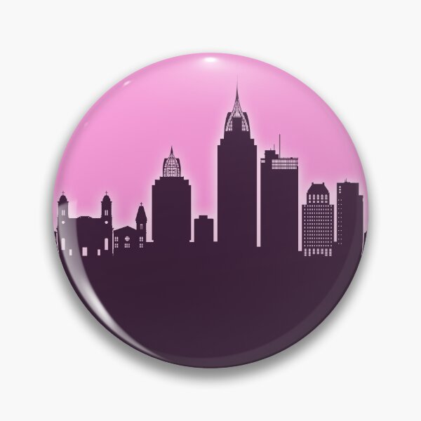 Item preview, Mobile Alabama Skyline designed and sold by ArtPrints.
