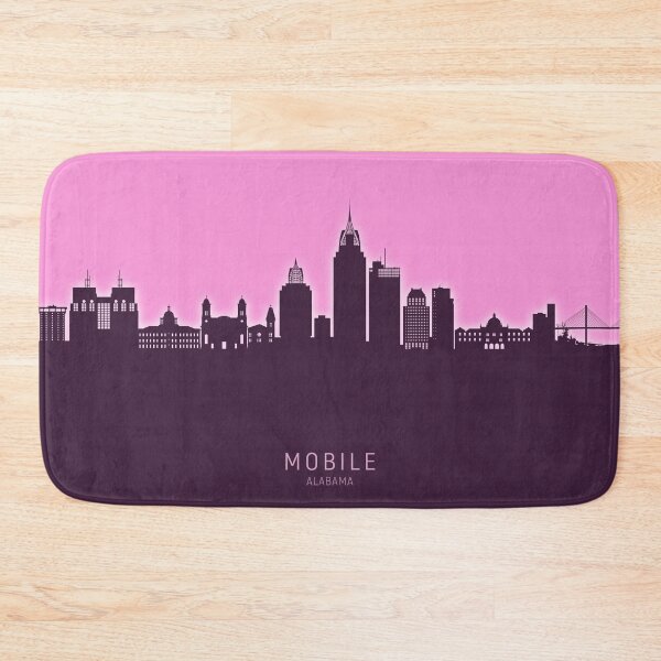 Item preview, Mobile Alabama Skyline designed and sold by ArtPrints.