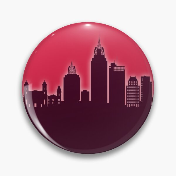 Item preview, Mobile Alabama Skyline designed and sold by ArtPrints.