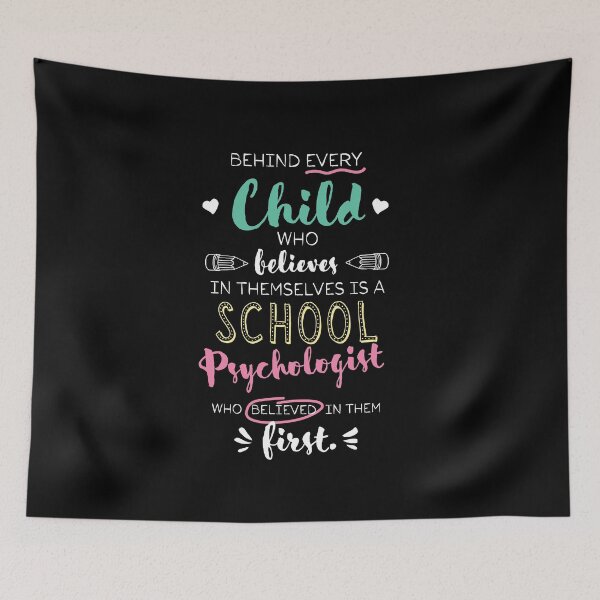 Item preview, Great School Psychologist who believed - Appreciation Quote designed and sold by betternotes.