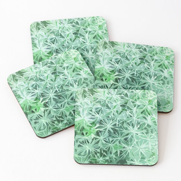 Item preview, Green Abstract Leafy Plant designed and sold by cute-tees.