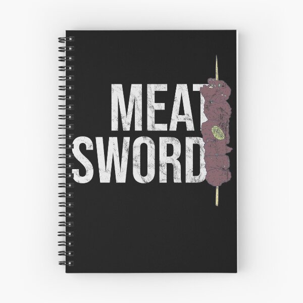 Item preview, Distressed Kebab - Meat Sword - Meat Lover designed and sold by DeWinnes.