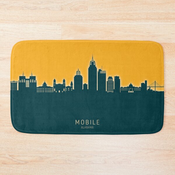 Item preview, Mobile Alabama Skyline designed and sold by ArtPrints.