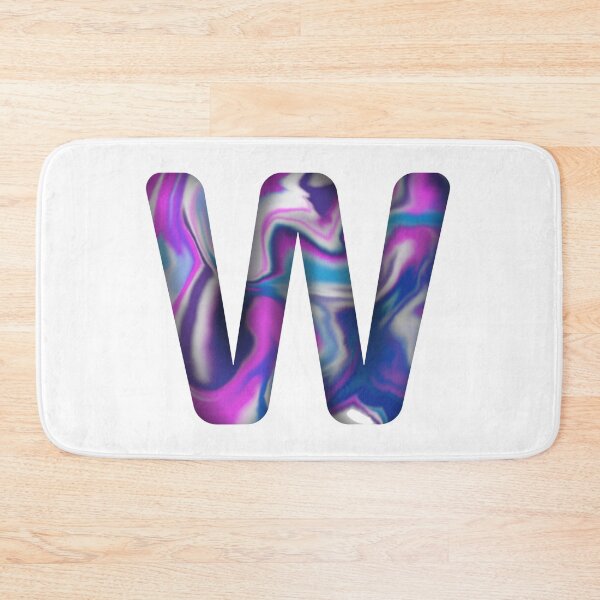 Item preview, Letter W wavy aestetic vibe designed and sold by Rime-art.