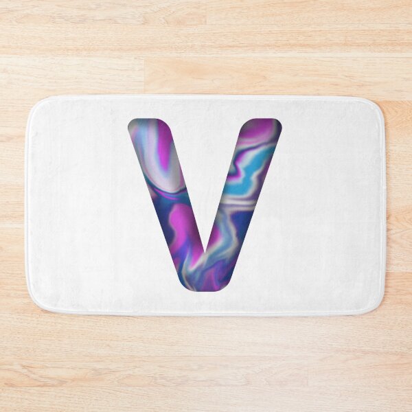Item preview, Letter V wavy aestetic vibe designed and sold by Rime-art.