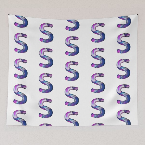 Item preview, Letter S wavy aestetic vibe designed and sold by Rime-art.