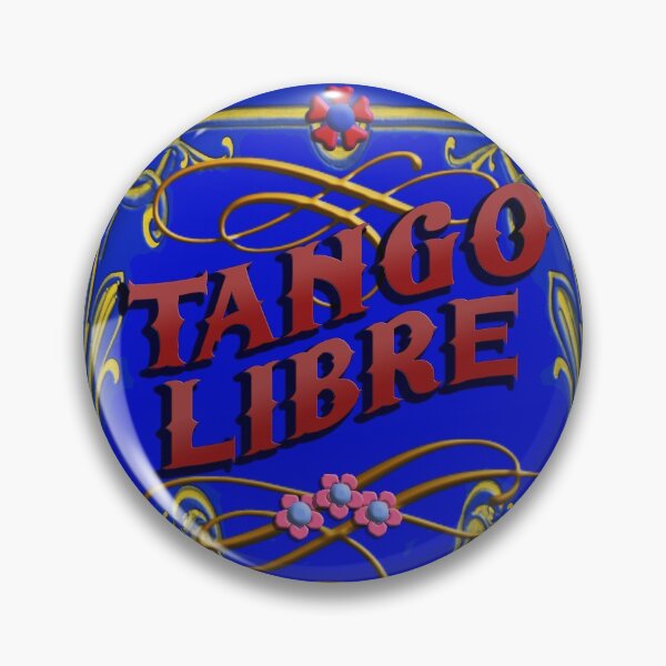 Aperçu de l'œuvre Tango Libre (sur bleu) créée et vendue par jamesgerardking.
