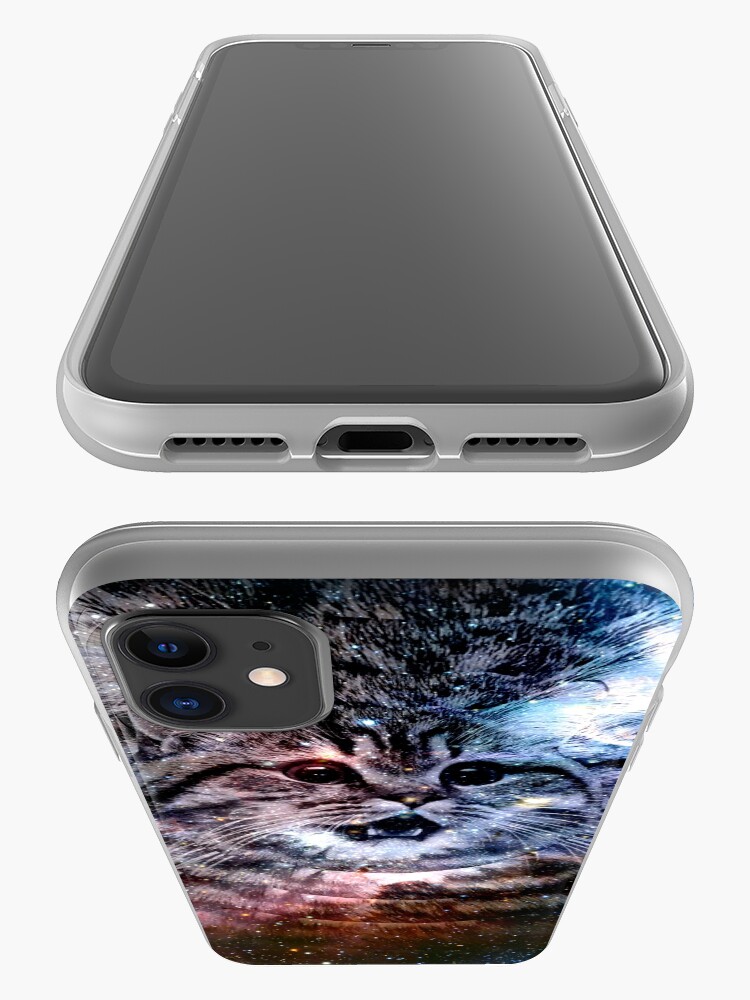 Alternate view of Existential Crisis Cat iPhone Case & Cover