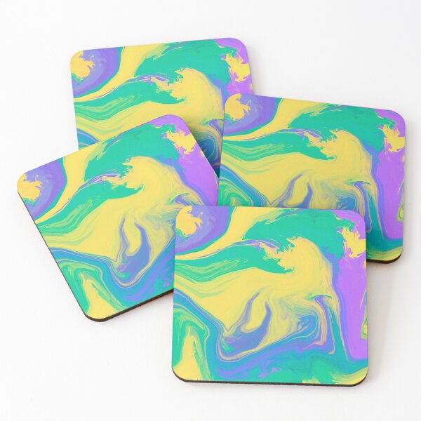 Item preview, Green, Purple, Yellow Abstract Pattern designed and sold by katthomas.