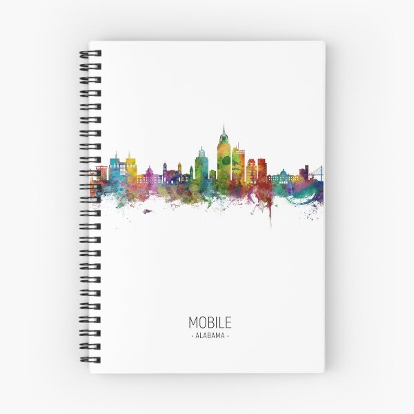 Item preview, Mobile Alabama Skyline designed and sold by ArtPrints.