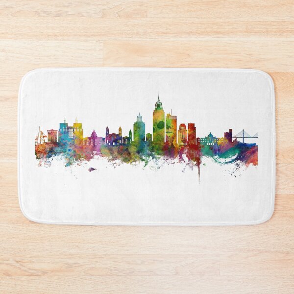 Item preview, Mobile Alabama Skyline designed and sold by ArtPrints.
