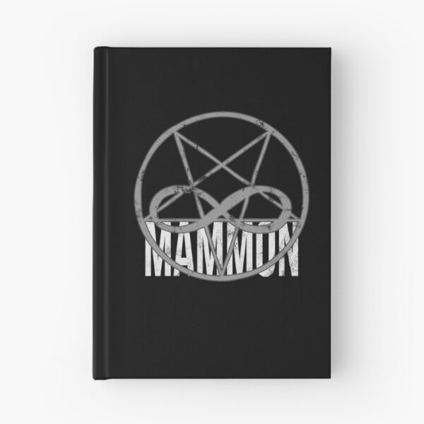 Item preview, Distressed Mammon - B&W Demonic Symbol Text - Sinful designed and sold by DeWinnes.