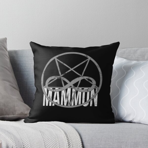 Item preview, Distressed Mammon - B&W Demonic Symbol Text - Sinful designed and sold by DeWinnes.