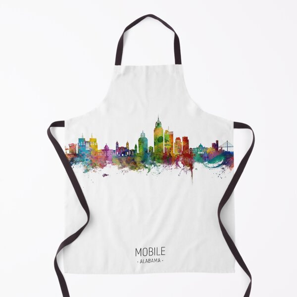 Item preview, Mobile Alabama Skyline designed and sold by ArtPrints.