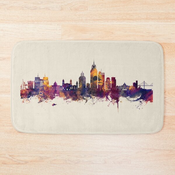 Item preview, Mobile Alabama Skyline designed and sold by ArtPrints.