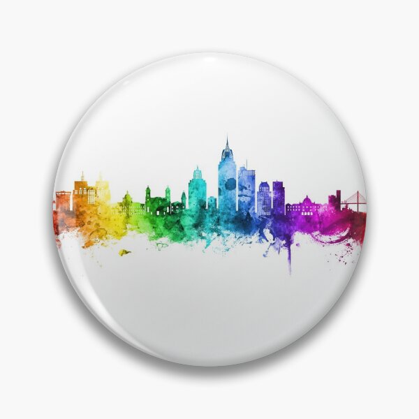 Item preview, Mobile Alabama Skyline designed and sold by ArtPrints.